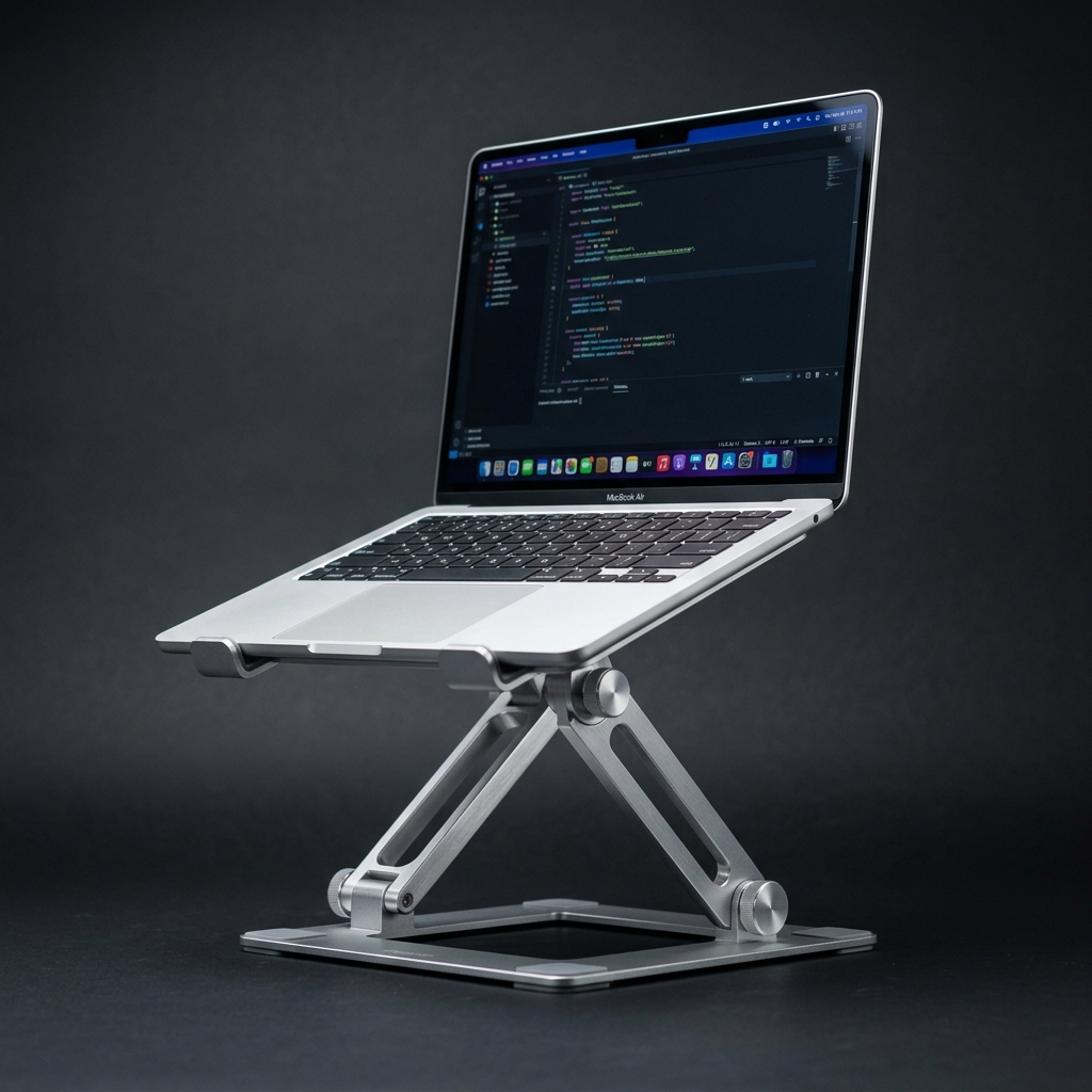 Metallic Aluminium Laptop Stand